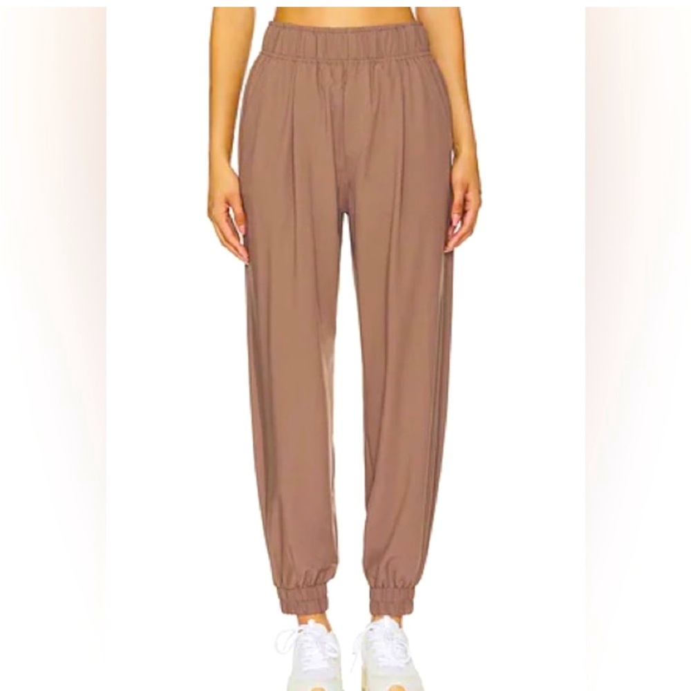 Varley Brown Track Joggers
